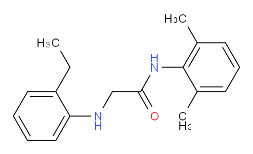 N-(2,6-dimethylphenyl)-2-((2-ethylphenyl)amino)acetamide