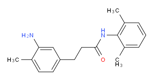 3-(3-amino-4-methylphenyl)-N-(2,6-dimethylphenyl)propanamide