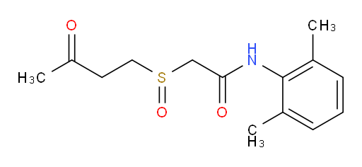 N-(2,6-dimethylphenyl)-2-((3-oxobutyl)sulfinyl)acetamide