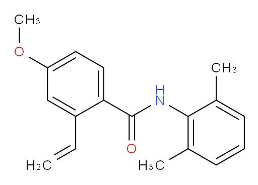 N-(2,6-dimethylphenyl)-4-methoxy-2-vinylbenzamide
