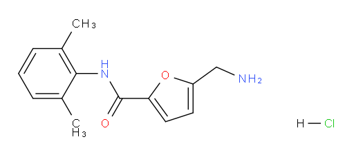 5-(aminomethyl)-N-(2,6-dimethylphenyl)furan-2-carboxamide hydrochloride