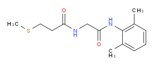 N-(2-((2,6-dimethylphenyl)amino)-2-oxoethyl)-3-(methylthio)propanamide