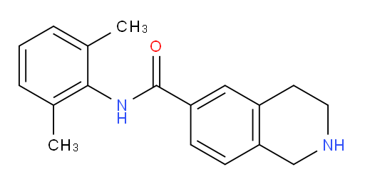 N-(2,6-dimethylphenyl)-1,2,3,4-tetrahydroisoquinoline-6-carboxamide
