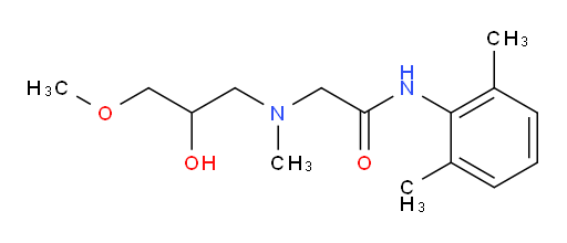 N-(2,6-dimethylphenyl)-2-((2-hydroxy-3-methoxypropyl)(methyl)amino)acetamide