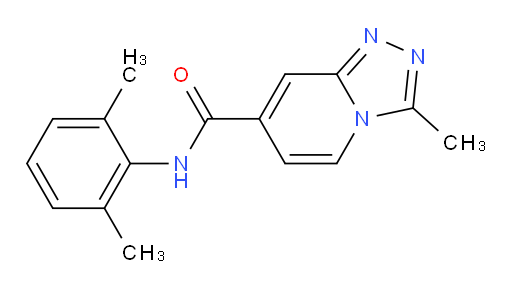 N-(2,6-dimethylphenyl)-3-methyl-[1,2,4]triazolo[4,3-a]pyridine-7-carboxamide