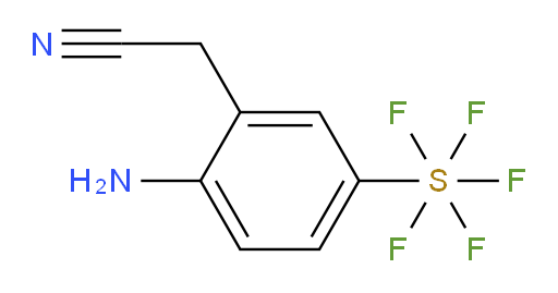 [4-Amino-3-(cyanomethyl)phenyl]sulfur pentafluoride