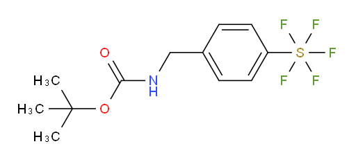 tert-butyl 4-(pentafluoromercapto)benzylcarbamate