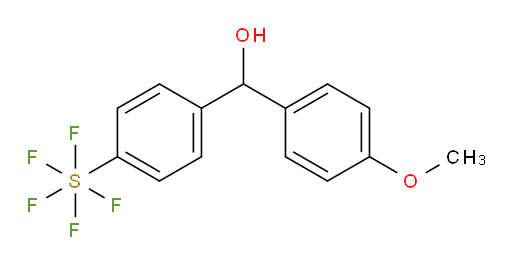 (4-(pentafluoromercapto)phenyl)(4-methoxyphenyl)methanol