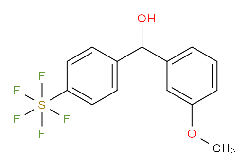 (4-(pentafluoromercapto)phenyl)(3-methoxyphenyl)methanol