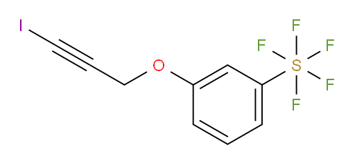 3-((3-iodoprop-2-yn-1-yl)oxy)(pentafluoromercapto)benzene