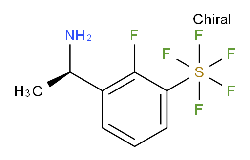 (R)-3-(1-aminoethyl)-2-fluoro(pentafluoromercapto)benzene