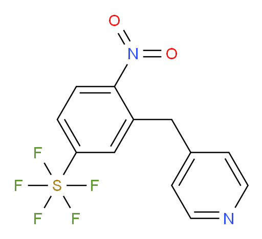[4-nitro-3-(4-pyridinylmethyl)phenyl]sulfur pentafluoride