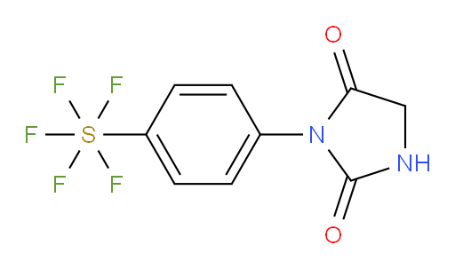 3-(4-(pentafluoromercapto)phenyl)imidazolidine-2,4-dione