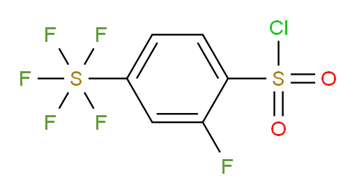 Sulfur, [4-(chlorosulfonyl)-3-fluorophenyl]pentafluoro-, (OC-6-21)-