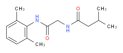 N-(2-((2,6-dimethylphenyl)amino)-2-oxoethyl)-3-methylbutanamide