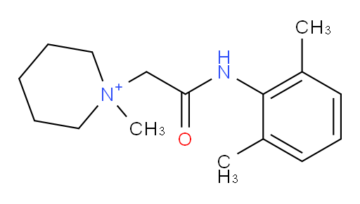 1-(2-((2,6-dimethylphenyl)amino)-2-oxoethyl)-1-methylpiperidin-1-ium