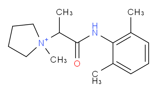 1-(1-((2,6-dimethylphenyl)amino)-1-oxopropan-2-yl)-1-methylpyrrolidin-1-ium