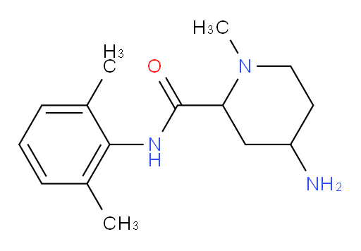 4-amino-N-(2,6-dimethylphenyl)-1-methylpiperidine-2-carboxamide