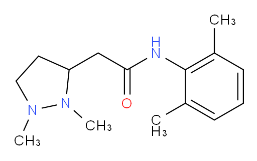 N-(2,6-dimethylphenyl)-2-(1,2-dimethylpyrazolidin-3-yl)acetamide