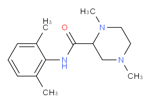 N-(2,6-dimethylphenyl)-1,4-dimethylpiperazine-2-carboxamide