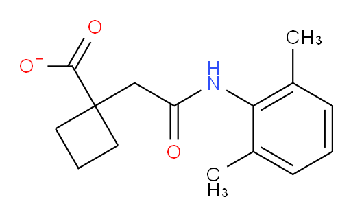 1-(2-((2,6-dimethylphenyl)amino)-2-oxoethyl)cyclobutanecarboxylate