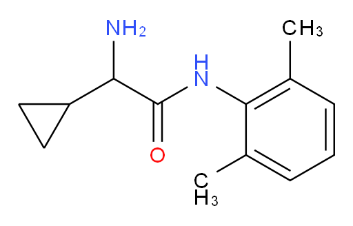 2-amino-2-cyclopropyl-N-(2,6-dimethylphenyl)acetamide