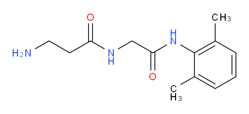 3-amino-N-(2-((2,6-dimethylphenyl)amino)-2-oxoethyl)propanamide