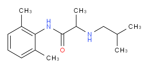 N-(2,6-dimethylphenyl)-2-(isobutylamino)propanamide