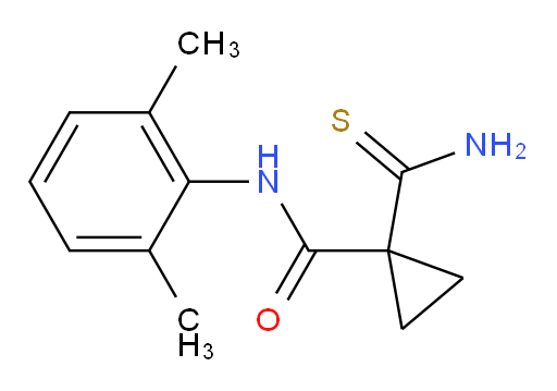 1-carbamothioyl-N-(2,6-dimethylphenyl)cyclopropanecarboxamide