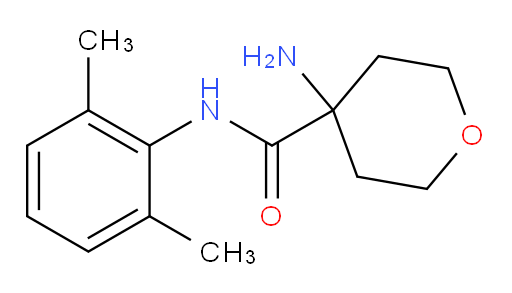 4-amino-N-(2,6-dimethylphenyl)tetrahydro-2H-pyran-4-carboxamide
