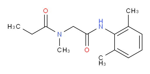 N-(2-((2,6-dimethylphenyl)amino)-2-oxoethyl)-N-methylpropionamide