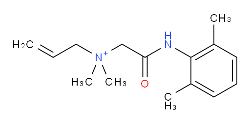 N-(2-((2,6-dimethylphenyl)amino)-2-oxoethyl)-N,N-dimethylprop-2-en-1-aminium