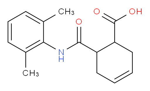 6-((2,6-dimethylphenyl)carbamoyl)cyclohex-3-enecarboxylic acid