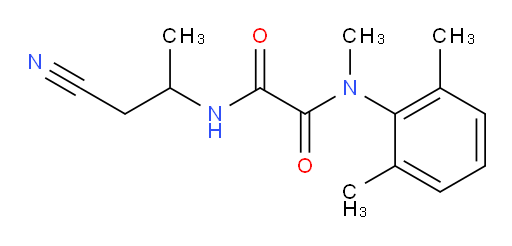 N1-(1-cyanopropan-2-yl)-N2-(2,6-dimethylphenyl)-N2-methyloxalamide