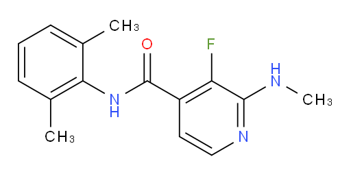 N-(2,6-dimethylphenyl)-3-fluoro-2-(methylamino)isonicotinamide