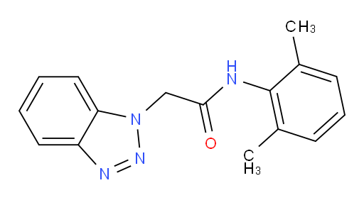 2-(1H-benzo[d][1,2,3]triazol-1-yl)-N-(2,6-dimethylphenyl)acetamide