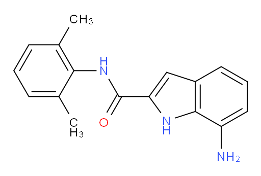 7-amino-N-(2,6-dimethylphenyl)-1H-indole-2-carboxamide