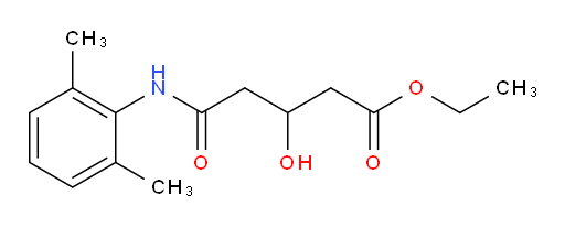 ethyl 5-((2,6-dimethylphenyl)amino)-3-hydroxy-5-oxopentanoate