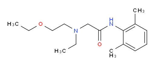 N-(2,6-dimethylphenyl)-2-((2-ethoxyethyl)(ethyl)amino)acetamide
