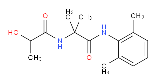 N-(2,6-dimethylphenyl)-2-(2-hydroxypropanamido)-2-methylpropanamide