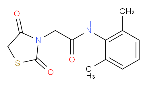 N-(2,6-dimethylphenyl)-2-(2,4-dioxothiazolidin-3-yl)acetamide