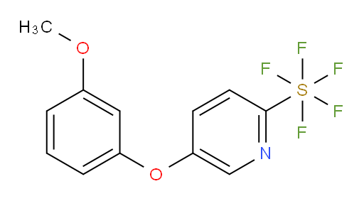 5-(3-methoxyphenoxy)pyridine-2-ylsulfur pentafluoride