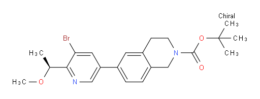 (S)-tert-butyl 6-(5-bromo-6-(1-methoxyethyl)pyridin-3-yl)-3,4-dihydroisoquinoline-2(1H)-carboxylate