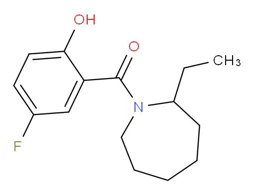 (2-ethylazepan-1-yl)(5-fluoro-2-hydroxyphenyl)methanone