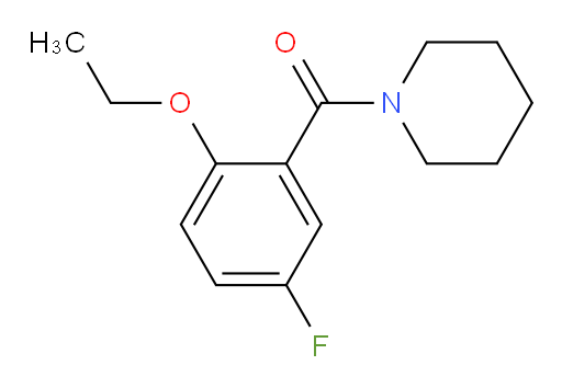 (2-ethoxy-5-fluorophenyl)(piperidin-1-yl)methanone