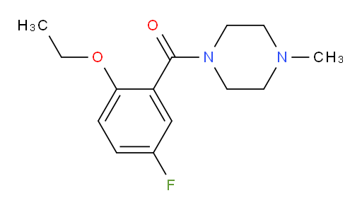 (2-ethoxy-5-fluorophenyl)(4-methylpiperazin-1-yl)methanone
