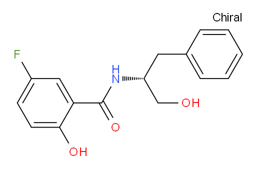 (R)-5-fluoro-2-hydroxy-N-(1-hydroxy-3-phenylpropan-2-yl)benzamide