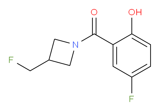 (5-fluoro-2-hydroxyphenyl)(3-(fluoromethyl)azetidin-1-yl)methanone