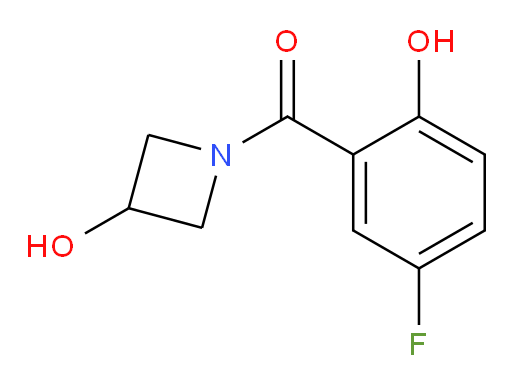 (5-fluoro-2-hydroxyphenyl)(3-hydroxyazetidin-1-yl)methanone