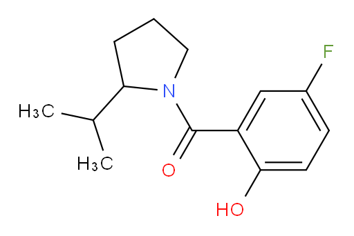 (5-fluoro-2-hydroxyphenyl)(2-isopropylpyrrolidin-1-yl)methanone